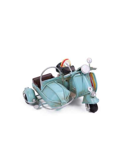 CLZ192 Dekoratif Metal Scooter Sepetli