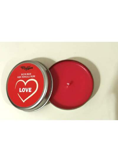 CLZ192 Soya Wax Mum Kokulu Tenekede Love