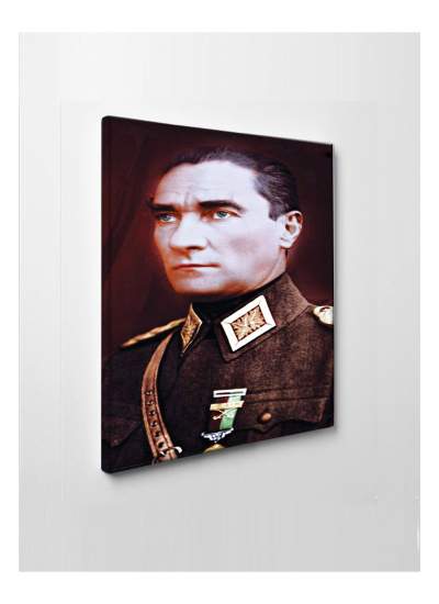 CLZ104 Atatürk Kanvas Tabloları  (70 x 50) cm