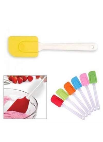 BUFFER® Dekoratif Renkli Silikon Spatula Pratik Sevimli Spatula Kaşık