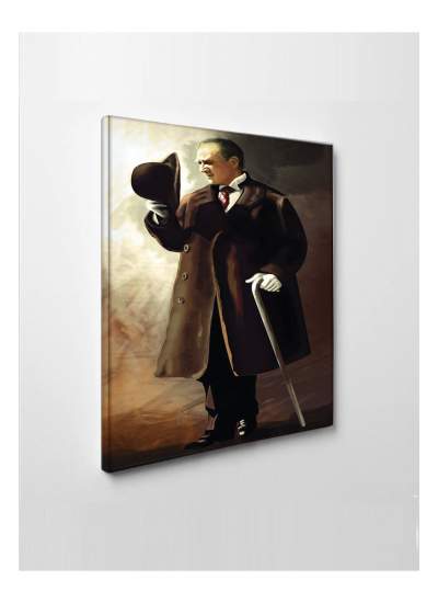 CLZ104 Atatürk (ev,ofis tabloları)  (100 x 70) cm