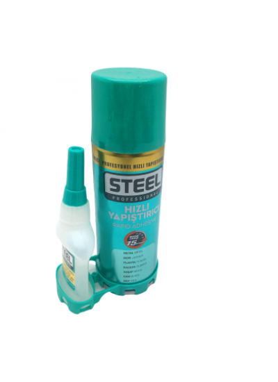 CLZ192 STEEL 200ML+20GR ORTA HIZLI YAPIŞTIRICI (4172)