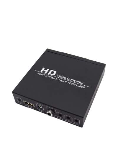 CLZ192 ADAPTÖRLÜ SCART-HDMI TO HDMI ÇEVİRİCİ DÖNÜŞTÜRÜCÜ CONVERTER (4172)