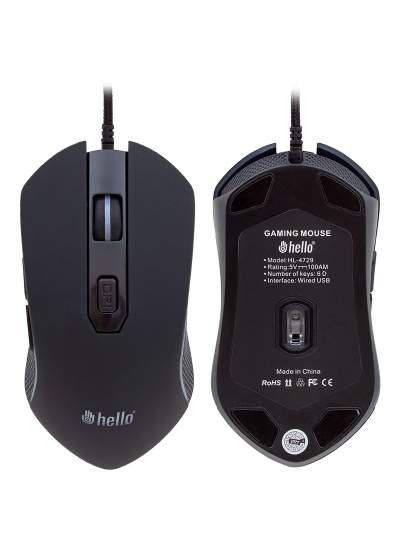 CLZ192 HELLO HL-4729 KABLOLU OYUNCU GAMING MOUSE (4172)