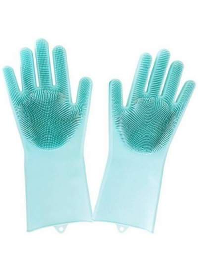 CLZ192 Sihirli Isıya Dayanıklı Silikon Çok Amaçlı Bulaşık Eldiven Fırçası Magic Gloves