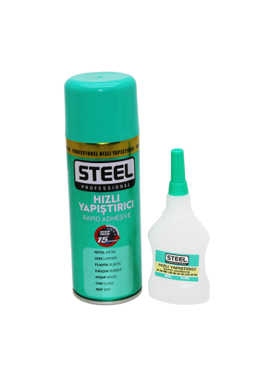 CLZ192 STEEL 400ML+60GR BÜYÜK HIZLI YAPIŞTIRICI (4172)