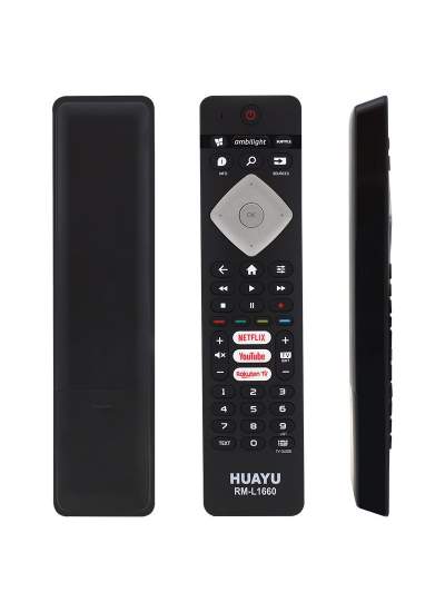 CLZ192 HUAYU KL PHILIPS RM-L1660 H0357C NETFLIX-RAKUTEN TV TUŞLU SES KOMUTLU MİKROFONLU BLİSTERLİ TV KUMANDA (4172)