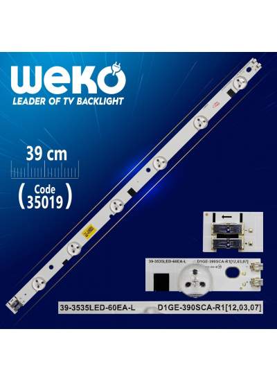 CLZ192 39-3535LED-60EA-L - D1GE-390SCA-R1 - 39 CM 6 LEDLİ (WK-804) (4172)