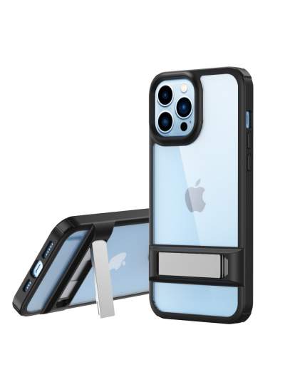 CLZ942 İphone 13 Pro Kılıf Rolet Stand Kapak - Ürün Rengi : Sierra Blue