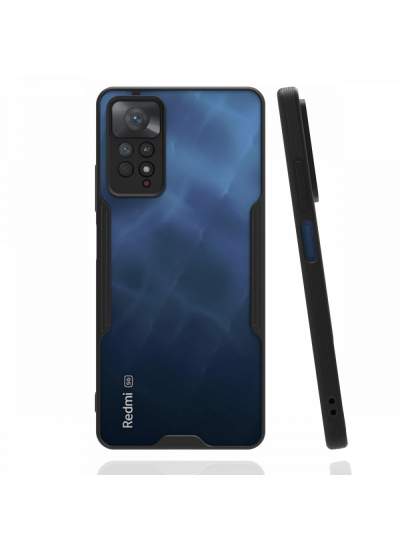 CLZ942 Xiaomi Redmi Note 11 Pro Kılıf Platin Silikon - Ürün Rengi : Siyah