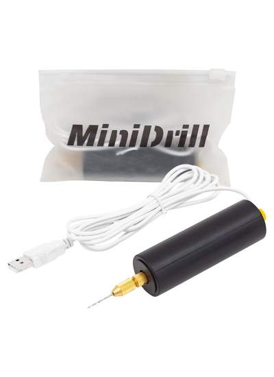 CLZ192 MİNİ HOBBY DRILL EL MATKABI (5 VOLT USB ADAPTÖR İLE ÇALIŞIR) (4172)