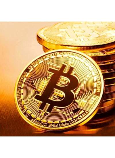 CLZ192 Bitcoin Madeni Hatıra Parası Madeni Bitcoin Hediye Sikke Para (4172)