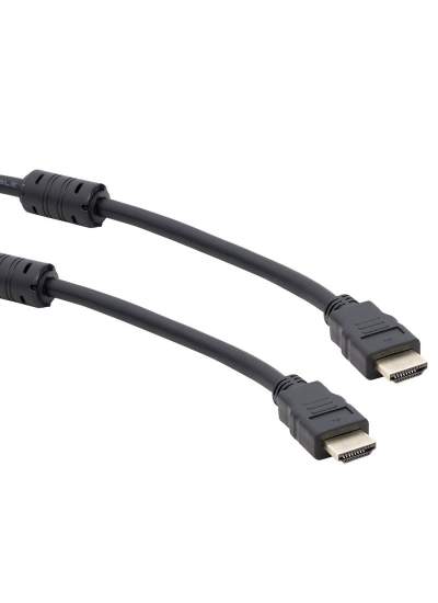 CLZ192 PLASTİK DÜZ SİYAH 20 METRE HDMI KABLO POŞETLİ (4172)