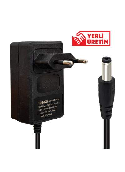 CLZ192 19 VOLT - 1.58 AMPER 5.5*1.7 UÇLU YERLİ ÜRETİM PRİZ TİPİ NOTEBOOK ADAPTÖR (4172)