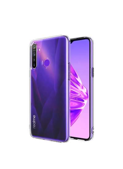 CLZ942 Realme 5i Kılıf Lüx  Silikon - Ürün Rengi : Şeffaf