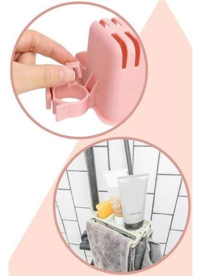 BUFFER® Musluğa Takılan Sünger Havlu Askılı Sabun Hazneli mutfak Banyo Lavabo Düzenleyici Organizer