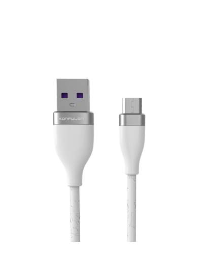 CLZ942 S82 Seramik Uçlu Micro Usb Kablo 1m 3.1a - Ürün Rengi : Beyaz