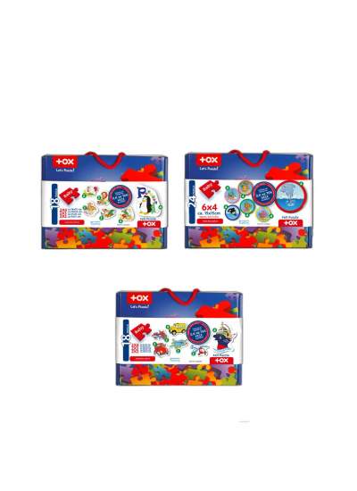 CLZ247 18 Set - 60 Parça  Hayvanlar, Deniz Canlıları ve Ulaşım Araçları 2+ Keçe Yapboz - 2 Yaş Puzzle