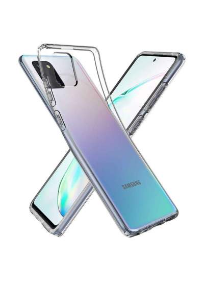 CLZ942 Samsung Galaxy A81 / Note 10 Lite Kılıf Lüx  Silikon - Ürün Rengi : Şeffaf