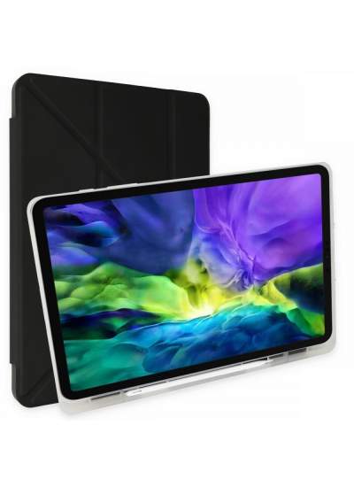 CLZ942 İpad Pro 12.9 (2018) Kılıf Kalemlikli Mars Tablet Kılıfı - Ürün Rengi : Mor