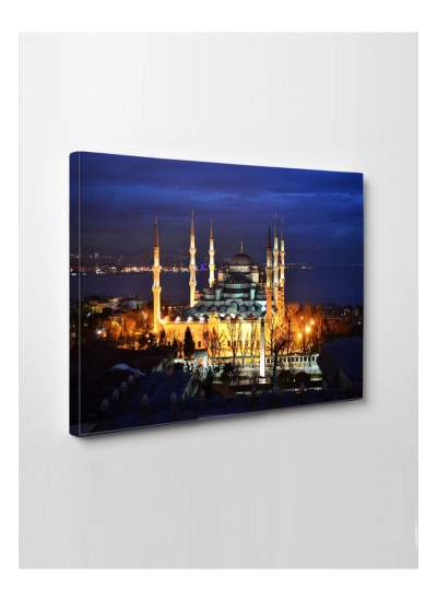 CLZ104 Camii Gece Görünümlü  (70 x 50) cm