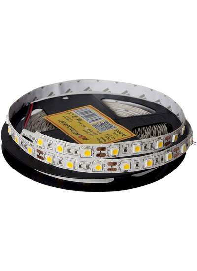 CLZ192 LED ŞERİT 3 ÇİPLİ MAVİ İÇ MEKAN SİLİKONSUZ 60 LED 5 METRE FİYATI  (5050) (4172)