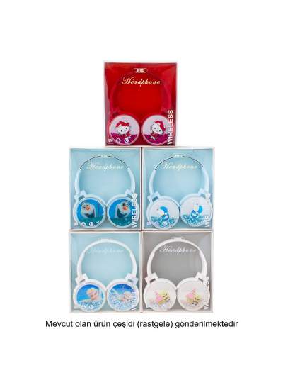 CLZ192 BT-002 KULAKÜSTÜ KABLOSUZ BLUETOOTH HAFIZA KART GİRİŞLİ MICKEY MOUSE KULAKLIK (4172)