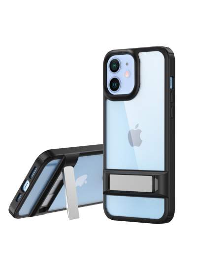 CLZ942 İphone 11 Kılıf Rolet Stand Kapak - Ürün Rengi : Sierra Blue