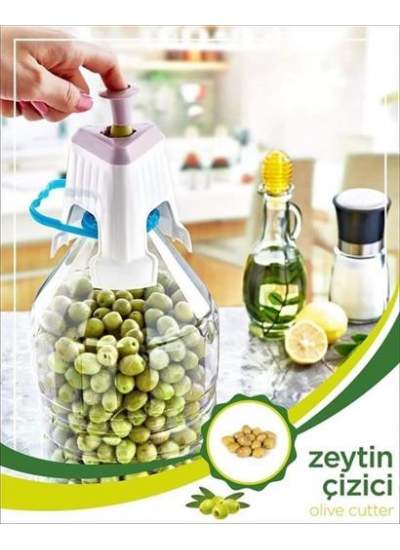 BUFFER® Kolay Zeytin Dilme Çizme Aparatı Pratik Kolay Zeytin Çizici Alet