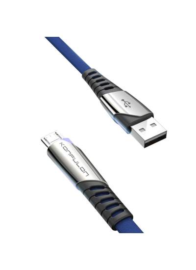 CLZ942 Dc16 Micro Usb Kablo 1m 2.4a - Ürün Rengi : Mavi