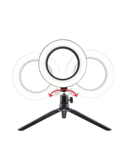 CLZ192 10inç 26cm Youtube Instagram Tiktok Selfie Stüdyo Video Fotoğraf Ring Light Tripod Led Halka Işık (4172)