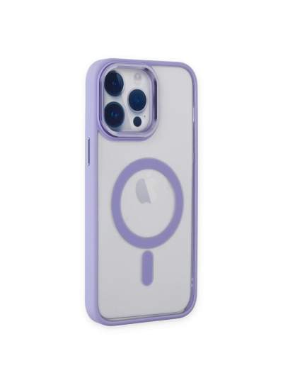 CLZ942 İphone 14 Pro Max Kılıf Room Magneticsafe Silikon - Ürün Rengi : Lila