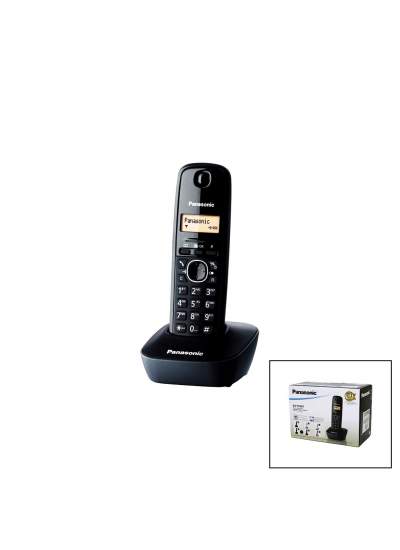 CLZ192 PANASONİC KX-TG1611 SİYAH - OVAL KABLOSUZ DİJİTAL TELSİZ TELEFON (4172)