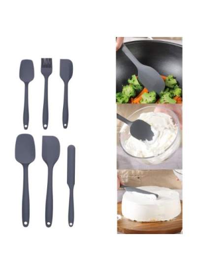 CLZ192 Silikon Spatula Ve Fırça Seti