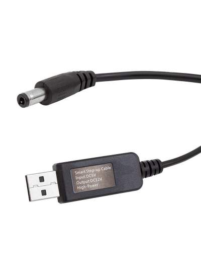 CLZ192 USB TO DC 5.5*2.5MM UÇLU 12 VOLT - 1 AMPER 5 VOLT TO 12 VOLT ÇEVİRİCİ ADAPTÖR (4172)