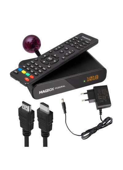 CLZ192 MAGBOX FEDERAL MİNİ HD + SCART TKGSLİ UYDU ALICISI (4172)