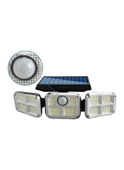 CLZ192 FL-1727 SENSÖRLÜ 3 KADEMELİ 120 LEDLİ SOLAR LAMBA (4172)