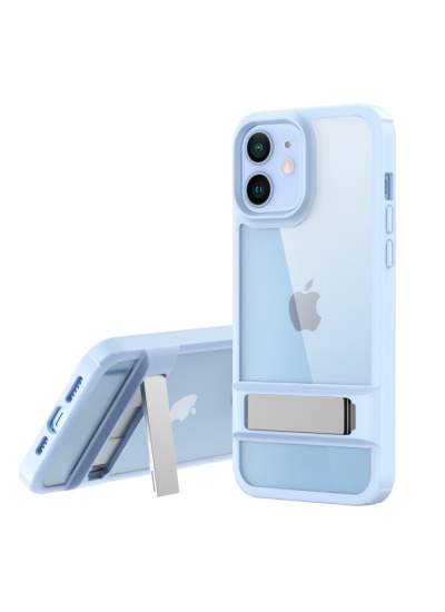 CLZ942 İphone 11 Kılıf Rolet Stand Kapak - Ürün Rengi : Sierra Blue