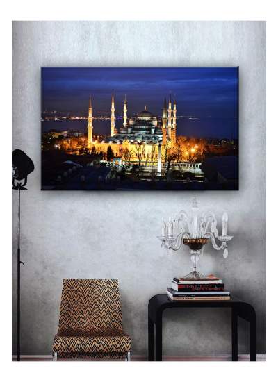 CLZ104 Camii Gece Görünümlü  (70 x 50) cm