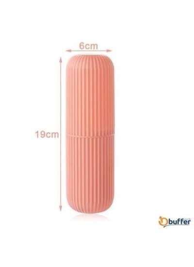 BUFFER® Seyahat Tipi Plastik Diş Fırçası Gözlük Kalem Fırça Erzak Saklama Kabı Düzenleme Kalemlik