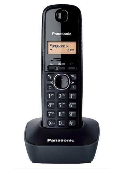 CLZ192 PANASONIC KX-TG6811 DECT SİYAH TELSİZ TELEFON (4172)