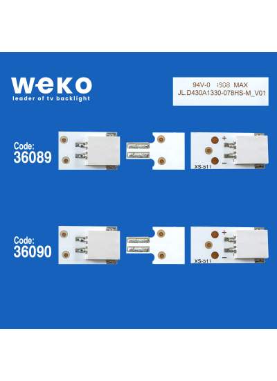 CLZ192 WKSET-5800 36089X2 36090X2 SVV430A52_A/B 4 ADET LED BAR (4172)