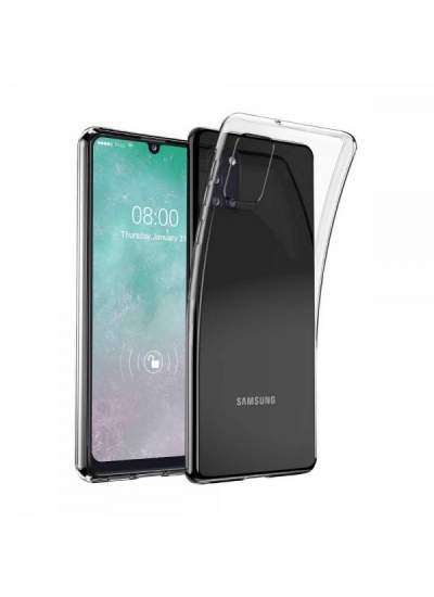 CLZ942 Samsung Galaxy A31 Kılıf Lüx  Silikon - Ürün Rengi : Şeffaf