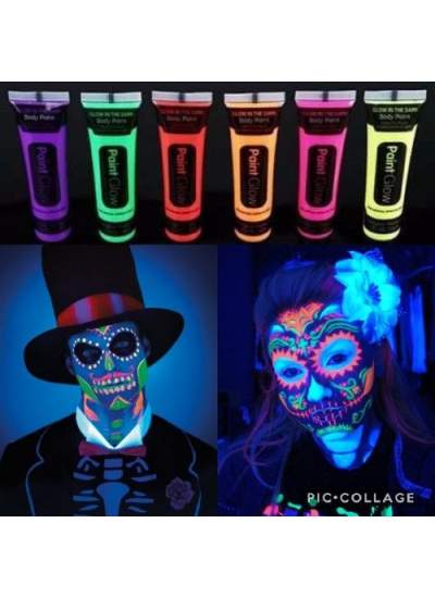 CLZ192 Glow Stick Boya Fosforlu Krem Boya 12 Adet