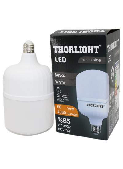 CLZ192 THORLIGHT 50W E27 TORCH T-SHAPE BEYAZ LED AMPUL T-50B (4172)