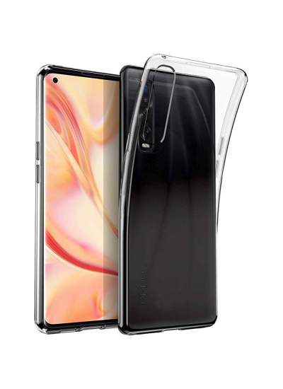 CLZ942 Oppo Find X2 Kılıf Lüx  Silikon - Ürün Rengi : Şeffaf