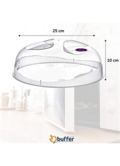 BUFFER® Mikrodalga Fırın Koruyucu Sızdırmaz Gıda Koruyucu Dayanıklı Yiyecek Isıtma Kapağı