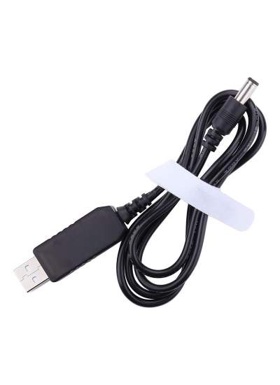 CLZ192 USB TO DC 5.5*2.5 MM UÇLU 9 VOLT 1 AMPER 5 VOLTU-9 VOLTA ÇEVİRİCİ ADAPTÖR (4172)