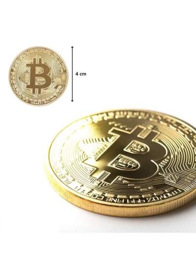 CLZ192 Bitcoin Madeni Hatıra Parası Hediyelik Para (4172)