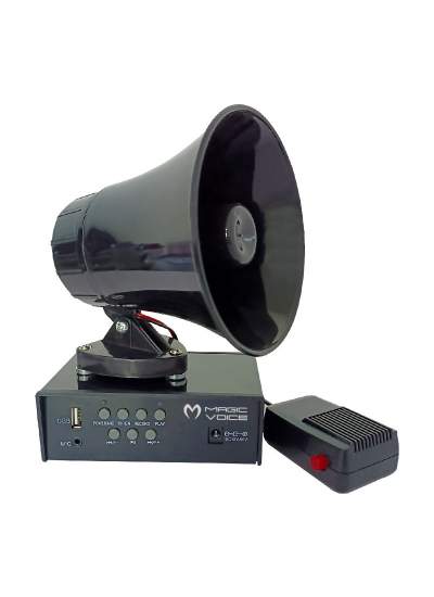 CLZ192 MAGICVOICE MV-800 USB KAYIT SİREN MİNİ PAZARCI ANFİ SETİ MIKNATISLI  (ANFİ+HOPARLÖR+MİKROFON) (4172)